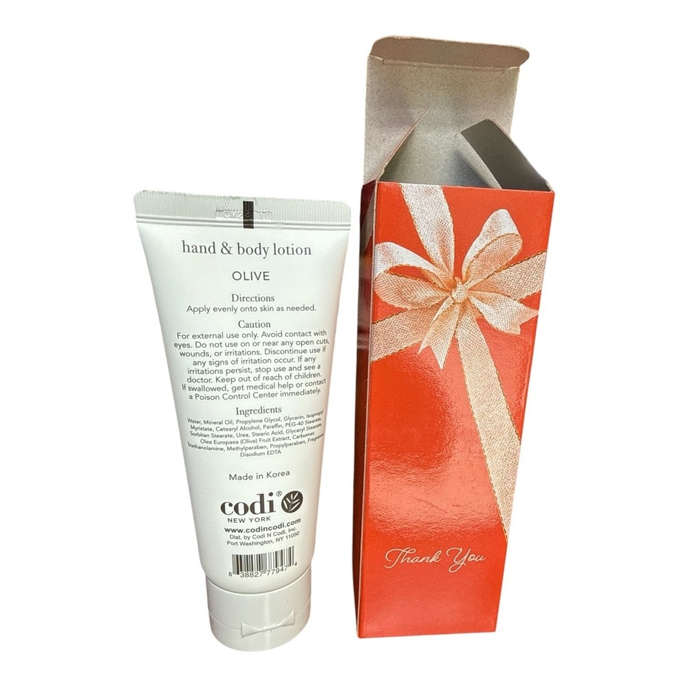 Codi Olive Hand & Body Lotion New With Gift Box - Picture 2 of 4